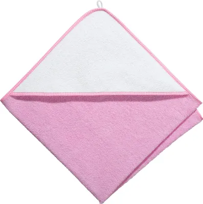 Produktbild von Erwin Müller Kapuzenbadetuch rosa 100x100 cm