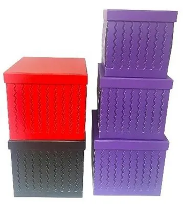 Immagine prodotto di Confezione Flower Box da 3 pezzi, quadrata, pop-up, mix ROZETTE