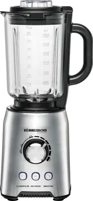 Produktbild von Standmixer MX 1250, 22.000 U/min, stufenlose Drehzahlregulierung, Funktionstasten (Smoothie, Clean/Pulse, Ice Crush), Glaskrug, Edelstahlgehäuse, Spezialmesser, 1200 Watt