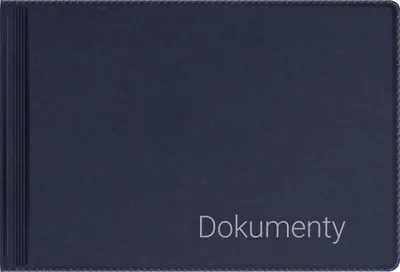 Immagine prodotto di Okładka na dokumenty małe premium granatowa