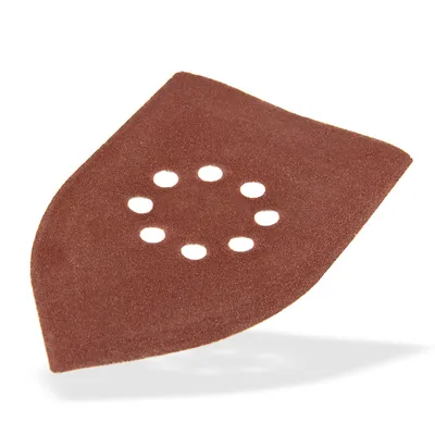 Produktbild von Schleifpapier K80 Klett für Dreieckschleifer Deltaschleifer 105x175mm 10tlg
