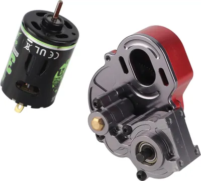 Obrázek produktu pro Kovová středová převodovka s 540 kartáčovým motorem 35T pro pásový podvozek pro Axial SCX10