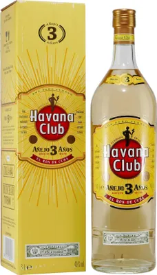 Produktbild von Havana Club Añejo 3 Años Rum 40% Vol. 3l in Geschenkbox