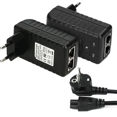 Zdjęcie produktu dla Extralink POE-18-18W, Zasilacz PoE, 18V, 1A, 18W, wtyk do gniazda elektrycznego