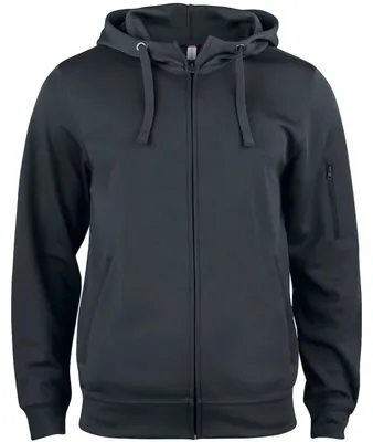 Productafbeelding van Clique - "Basic Active" hoodie met volledige rits voor heren, model BC7655 (4XL) (zwart)