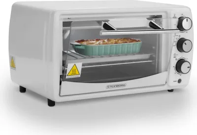 Image de Steinborg Mini four 13 litres blanc | Four à pizza | 60°-250°C | Minuterie | Plaque à miettes | Mini four | Four | Petit four | 1200 Watt |