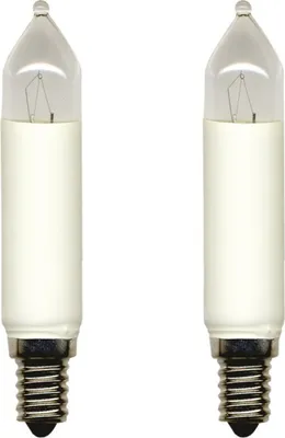 Schaft-Ersatz-Leuchtmittel - E14 - 14V - 7W - 2 Stück