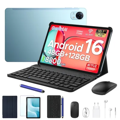 Zdjęcie produktu dla AORLYM P10 PRO, 48 (8+40) GB + 128 GB, tablet 10-calowy, 120 Hz, Android 16, bateria 8800 mAh, z klawiaturą/myszą/długopisem/etui itp., Gemini AI, złącze słuchawkowe 3,5 mm