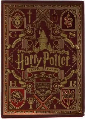Image de Cartes à jouer Harry Potter Version rouge