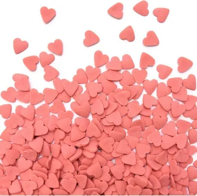 Produktbild von Süßen Dekorationen - Herz - rot - 55g