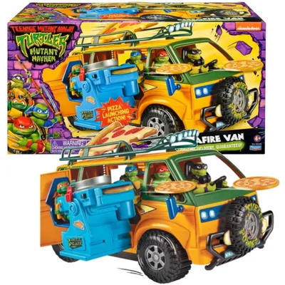 Obrázok produktu pre Pojazd Pizzafire Van 20 cm od Teenage Mutant Ninja Turtles - Mutant Mayhem