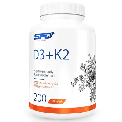 Produktbild von Hochdosiertes Vitamin D3 + K2 - 200 Tabletten