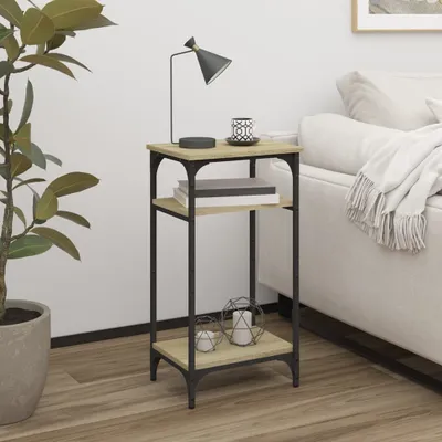 Produktbild von vidaXL Odkládací stolek Sonoma Oak 40x30x75 cm výrobek ze dřeva