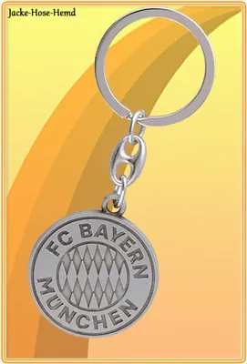 Produktbild von Schlüsselanhänger FC Bayern München Logo Metall