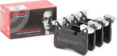 Produktbild von BREMBO Bremsbeläge Satz Hinten passend für MERCEDES-BENZ C-Klasse Limousine (W204) P 50 110