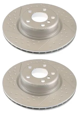 Image de 2 disques de frein arrière TRISCAN pour véhicules avec pack sport 8120 111066c