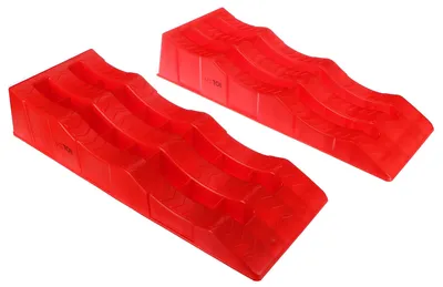 Image de SIXTOL - Rampes de levage pour voiture, modèle mécanicien, capacité de 5 tonnes, 2 pièces, couleur rouge