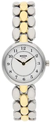 Productafbeelding van Boccia dameshorloge, titanium, bicolor, model 3378-02