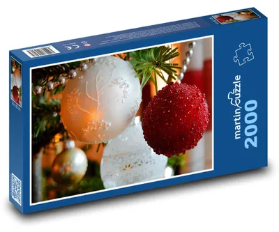 Obrázok produktu pre Puzzle 2000 Vianočné ozdoby na stromčeku - martinpuzzle