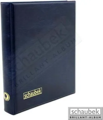 Produktbild von Schaubek Numismatik Münzalbum mit 5 Münzhüllen sortiert, blau MZ9103
