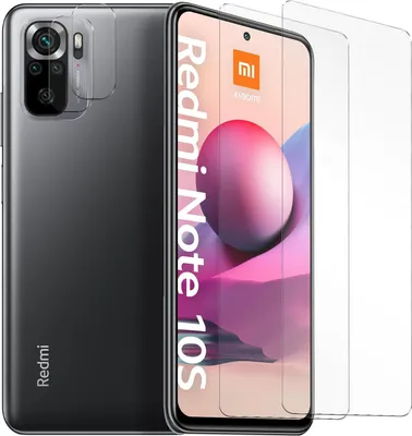 Image de Verre blindé pour Xiaomi Redmi Note 10 / 10S film de protection 2x caméra verre de protection film 2x film blindé