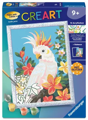 Produktbild von CreArt, Malen nach Zahlen Kinder - Kakadu
