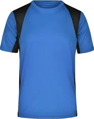 Produktbild von Men's Running-T Funktionelles Laufshirt royal/black, Gr. XL
