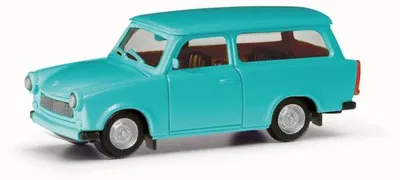 Image de Trabant 601 Universal - bleu HERPA 1:87