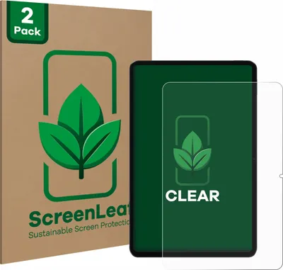 Produktbild von 2x ScreenLeaf Schutzfolie für Xiaomi Pad 6 nachhaltiger Displayschutz Display Schutz Folie Klar Transparent