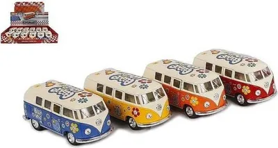 Immagine prodotto di Volkswagen Classic Bus 1962 4f 10cm Metallo Ritirata