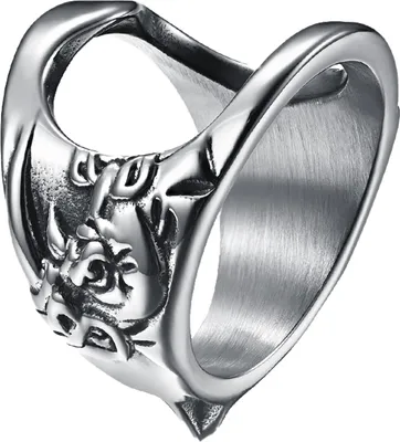 Produktbild von Flaschenöffner-Ring, robuste Konstruktion, verformungssicher, Titanstahl, exquisiter Flaschenöffnungsring, Party-Werkzeug für Zuhause-Primärfarbe 9