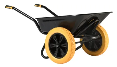 Produktbild von HAEMMERLIN Zweirad Schubkarre Gartenkarre Aktiv Excellium Twin 100l 200kg