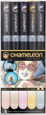 Produktbild von Chameleon Pastel Tones Schattierungsmarker Pastel Tones 5 Stck