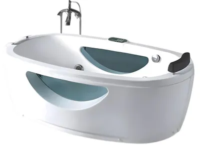 Obrázok produktu pre Vaňa Luxuswanne Whirlpool Badewanne Wellnesswanne Blubberbad Wanne 182x100 cm