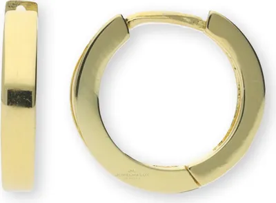 Produktbild von JuwelmaLux Creolen 925 Silber Gold plattiert JL10-06-0473