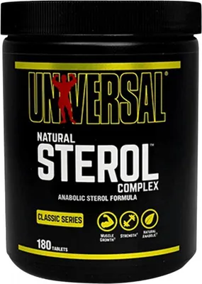 Produktbild von Universal Nutrition Natural Sterol Complex (180 Tabs) Standard - Testosteron Booster - Testo-Booster-Komplex