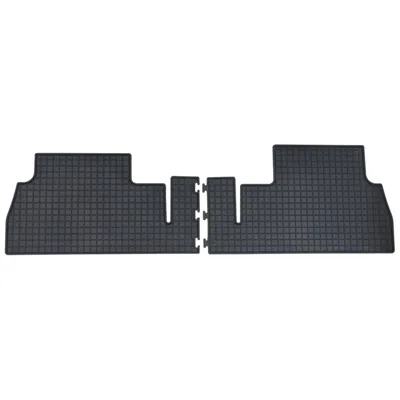 Produktbild von für Citroen Berlingo ab 09/2018 Passform Hinten PETEX Gummimatten 2-teilig schwarz Allwettermatten Gummifußmatten