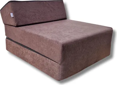 Zdjęcie produktu dla Składany materac 160x60x12 cm - 1021 - 3-częściowy z zagłówkiem, komfortowy i składany, z pokrowcem, idealny do relaksu