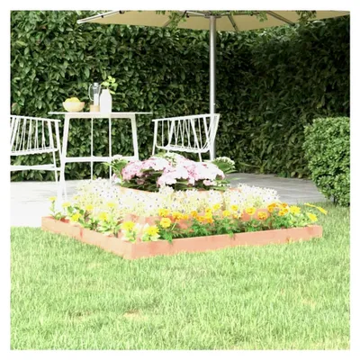 Produktbild von Pflanzkübel aus massivem Douglasienholz 110x110x27 cm für Balkon, Garten und Terrasse