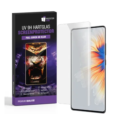 Produktbild von 5x UV-Liquid 9H Panzerglas für Xiaomi Mi Mix 4 3D KLAR echtes Tempered Panzerhartglas Schutzglas Displayschutz Panzerfolie Schutzfolie Screen Protector