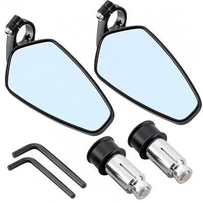 Imagen del producto de Solidchoice - Espejos retrovisores para motocicletas, espejos laterales antirreflejos para motocicletas