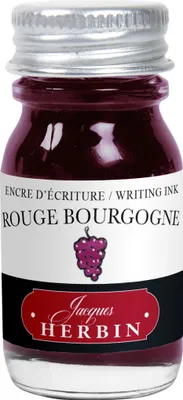 Produktbild von Jacques Herbin 6x Tinte für Füller + Tintenroller Flakon 10 ml Burg+errot 11528T