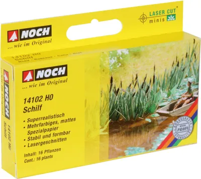Produktbild von NOCH Schilf, HO (1:87), Grün, 16 Stück(e)