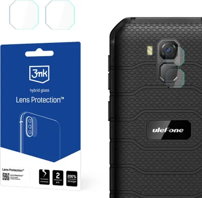 Produktbild von 3mk Hybridglas Lens Protection für Ulefone Armor X7 Pro Kamera Objektiv Kameralinse 6H (4 Stück)