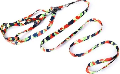 Obrázek produktu pro Postroj s vodítkem pro koťata 110/1cm červený
