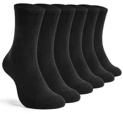 Produktbild von 6/12 Paar Baumwoll-Sportsocken für Männer und Frauen - Ideal für Tennis und Laufen