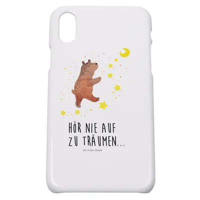 Produktbild von Mr. & Mrs. Panda Iphone 10 Handyhülle Bär Träume - Weiß - Geschenk, Handy, Teddy, X, Hülle, Traumdeutung, Träumen, Handycover, Traum