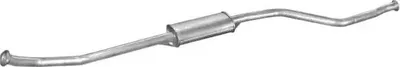 Produktbild von POLMO 04.284 Mittelschalldämpfer Schalldämpfer passend für PEUGEOT 306 Cabriolet (7D, N3, N5) für CITROËN XSARA (N1)