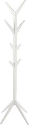 Design Scandinavia Věšák dřevěný Scotty, 178 cm, bílá