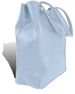Produktbild von Toscanto Tasche hellblau Leder Shopper D2OTTM107SH